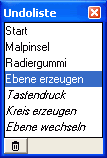 Undo List