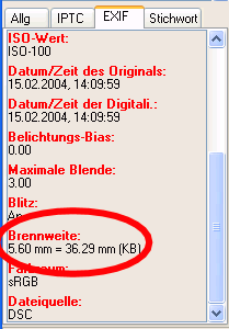 EXIF Data