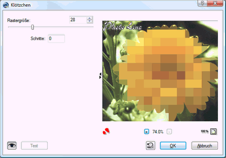 Pixelize Filter