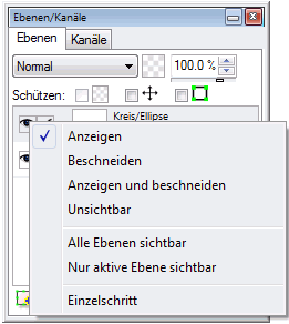 Layer dialog
