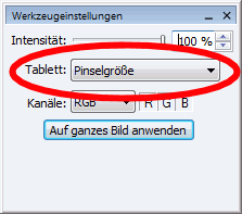 Support Of Graphic Tablets