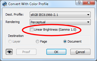 linear Brightness