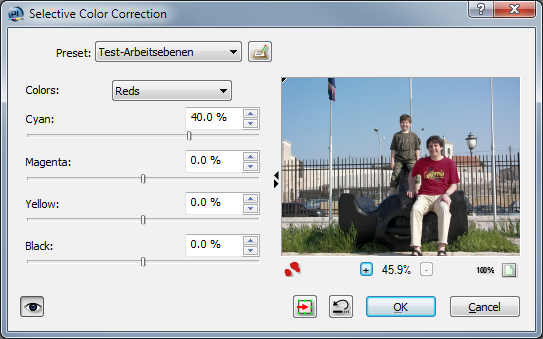 Selective Color Correction