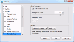 User Interface Color