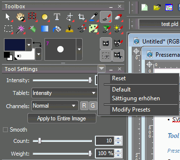 Presets
